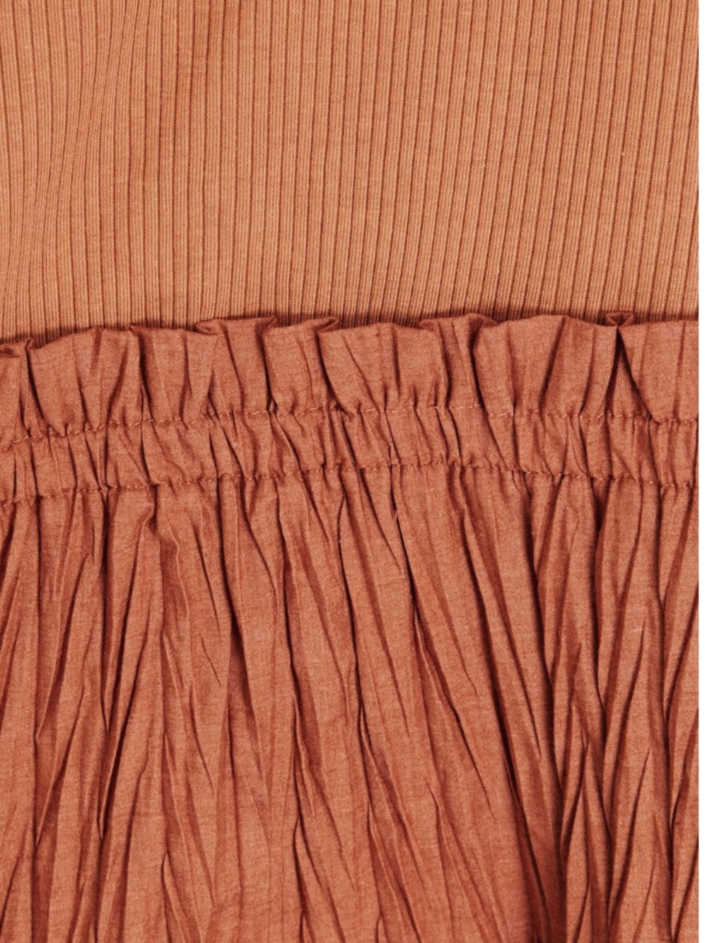 Ulla Johnson Rust Orange (chestnut) Ruffle “Virginia” Dress - Picture 5 of 5